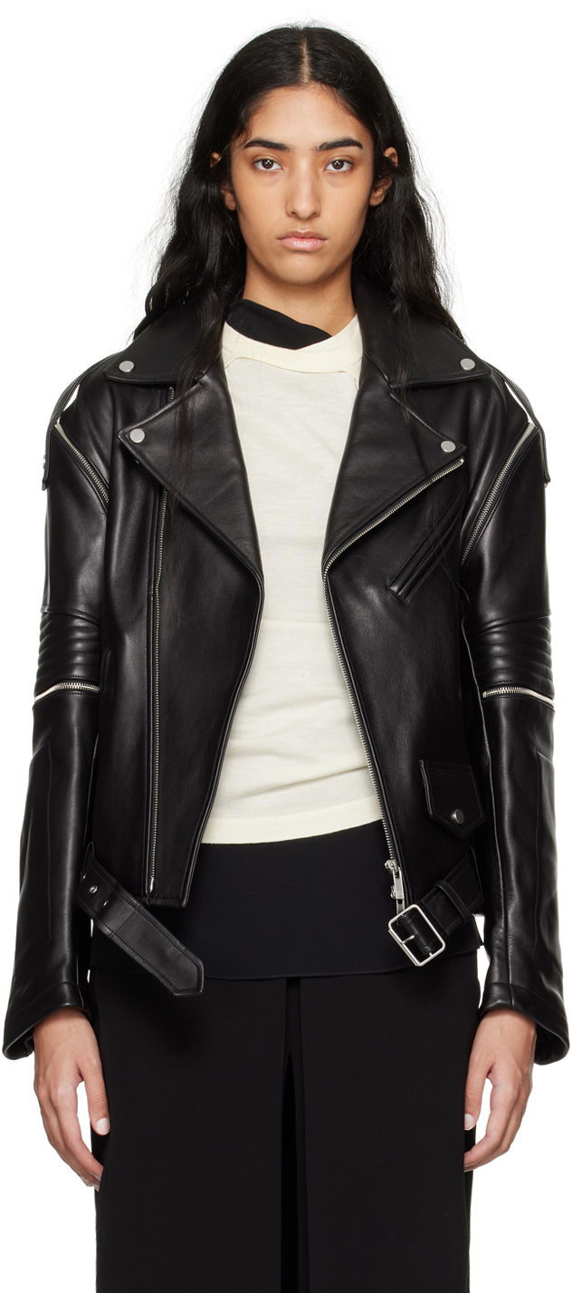 Яке бомбър Helmut Lang Helmut Lang Astro Biker Jacket Черно | O05HM103