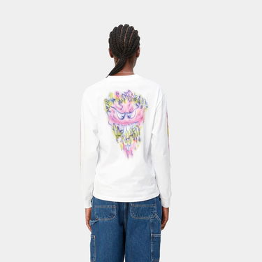 Тениска Carhartt WIP Babybrush Grin T-Shirt Бяло | I032144_02_XX, 2