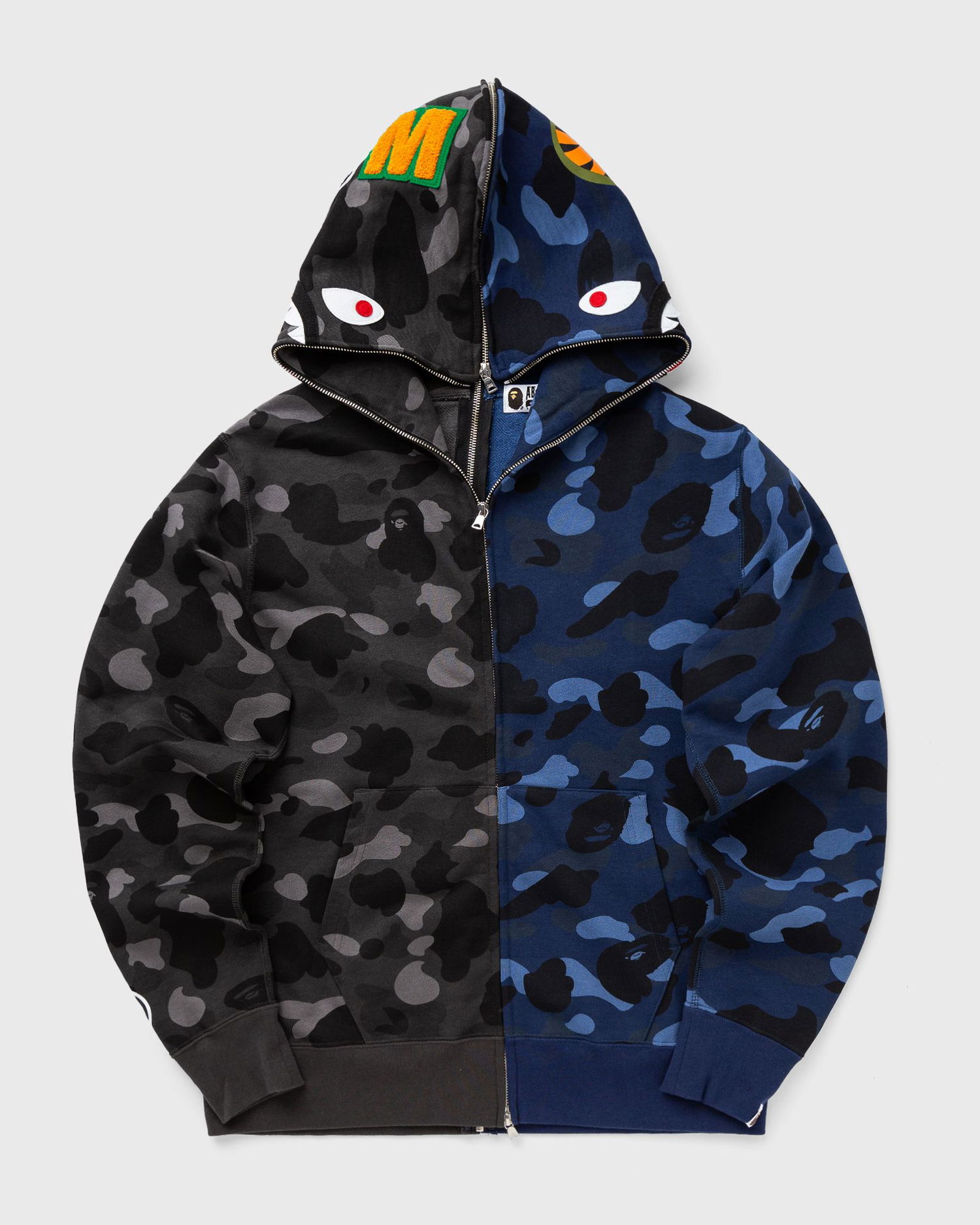 Суитчър BAPE COLOR CAMO SEPARATE SHARK Hoodie Синьо | 001ZPK801001MBK3, 0