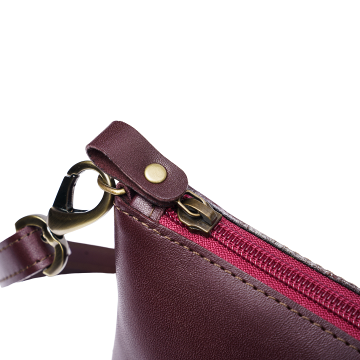 Дамска чанта Vasky Vasky Lara Bordeaux Leather Crossbody Bag Бургунди | A-3230-214-F, 1