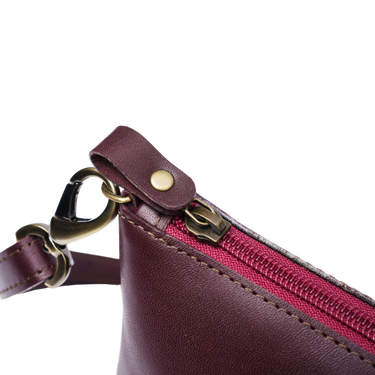 Дамска чанта Vasky Vasky Lara Bordeaux Leather Crossbody Bag Бургунди | A-3230-214-F, 1
