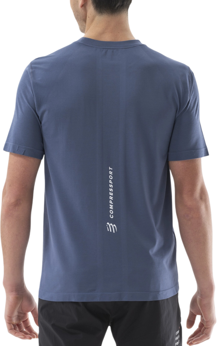 Тениска Compressport Compressport Performance Short Sleeve T-Shirt Синьо | atsm4925123, 1
