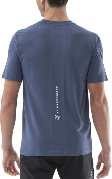 Тениска Compressport Compressport Performance Short Sleeve T-Shirt Синьо | atsm4925123, 1