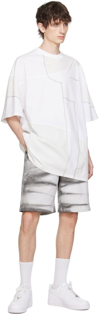 Тениска Feng Chen Wang Feng Chen Wang Paneled T-Shirt Бяло | FMS17TS05, 3