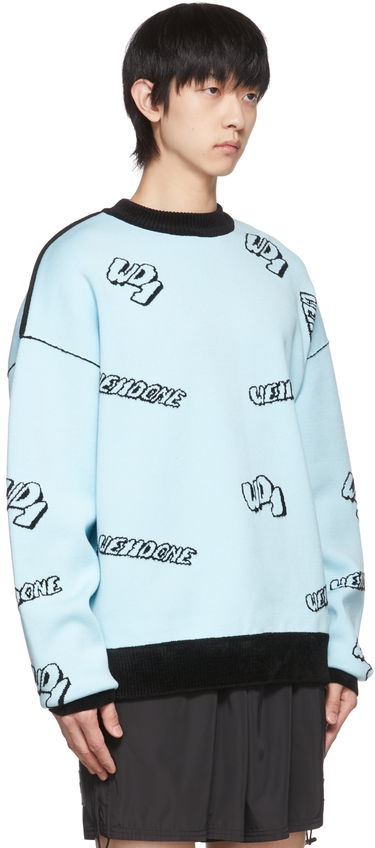 Пуловер We11done We11done Reversible Sweater Синьо | WD-KT1-22-629-U-SK, 1