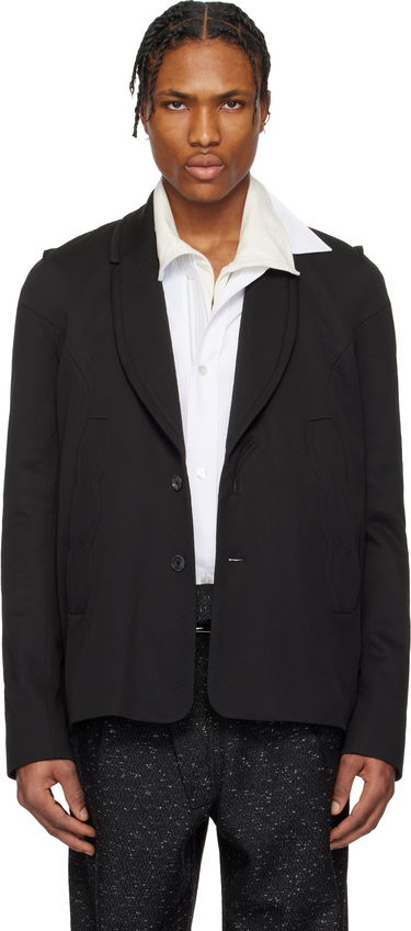 Яке KIKO KOSTADINOV Kiko Kostadinov Ostro Blazer Черно | KKSS25J01-37, 0