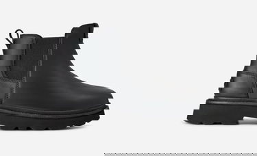 Кецове и обувки UGG UGG Chelsea Lug Leather Boots Черно | 1172990-BLK, 0