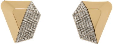 Обеци Amina Muaddi Giselle Crystal Earrings Металик | GISELE EARRING, 0