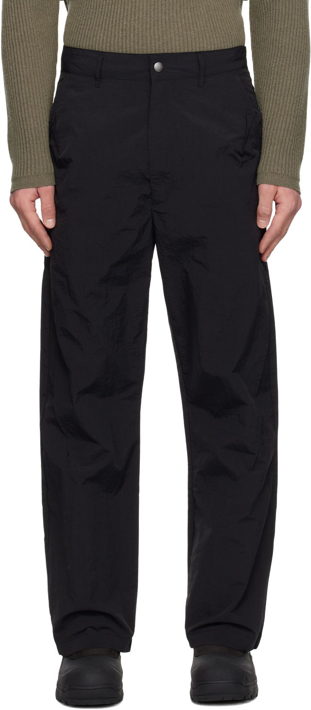 Pleated Taslan Trousers