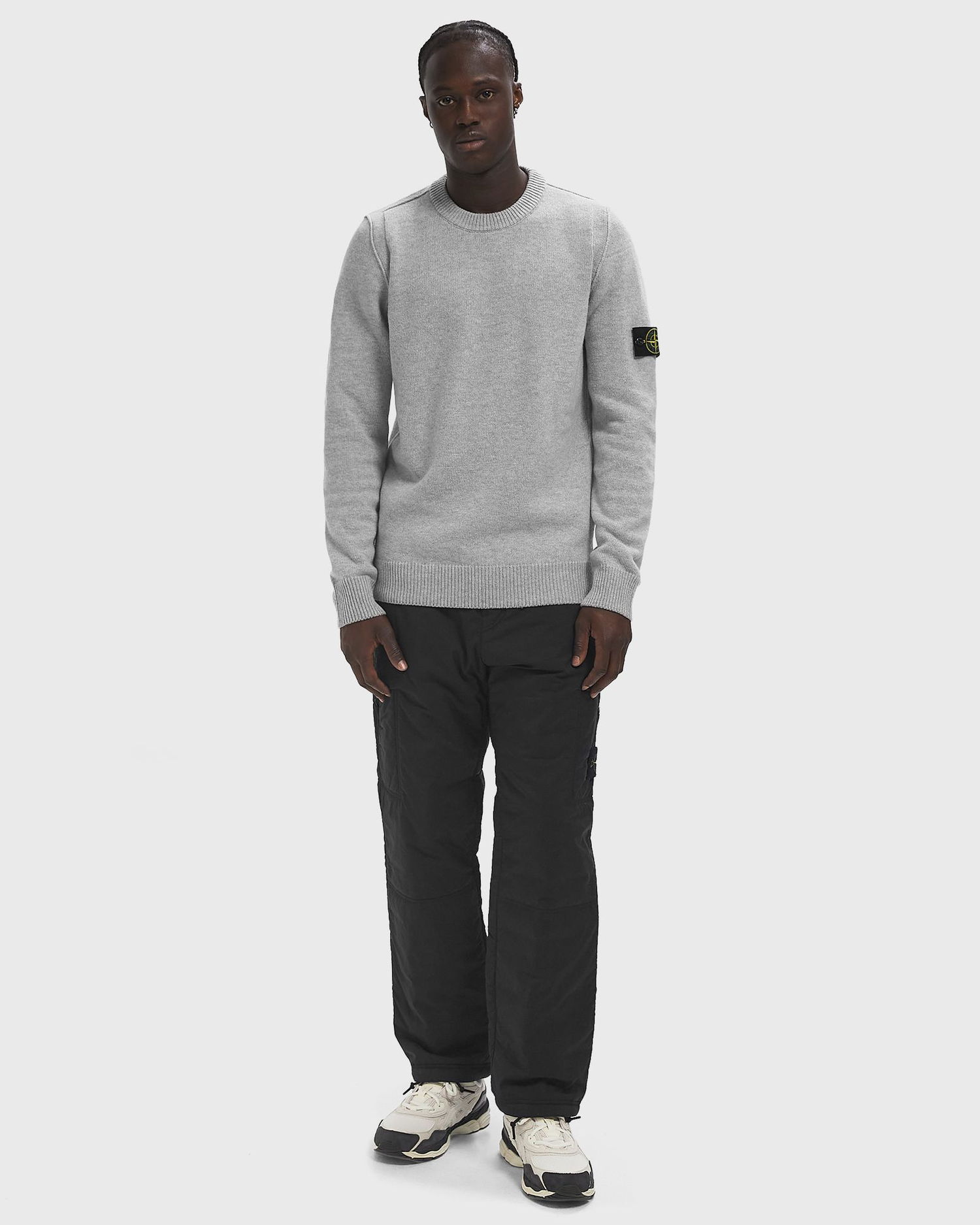 Пуловер Stone Island Stone Island Knit Crew Neck Sweater Сиво | K2S155100056S00N2.V0M64, 1