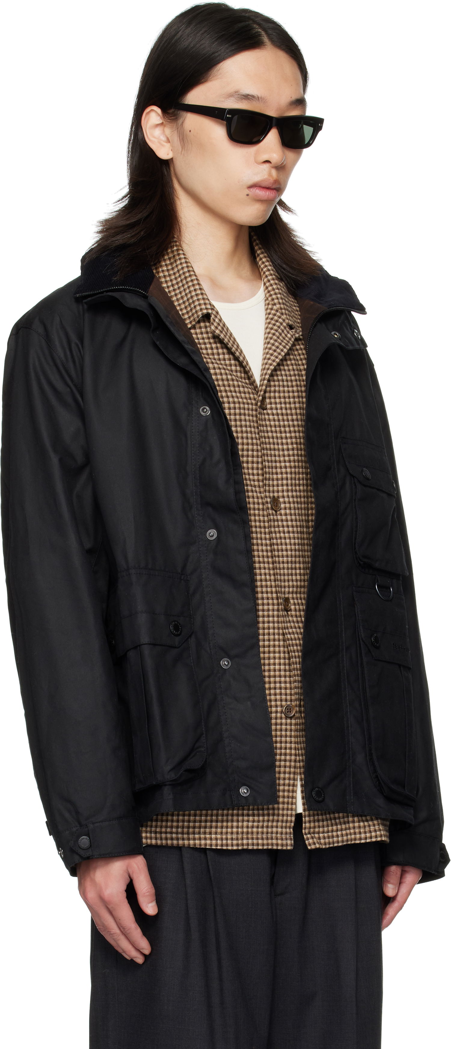 Яке Barbour Re-Engineered Utility Bedale Waxed Jacket Черно | MWX2483BK71, 1