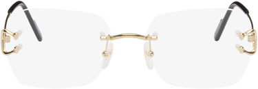 Слънчеви очила Cartier C de Cartier Square Rimless Glasses Металик | CT0416O-001, 0