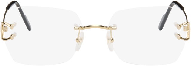 C de Cartier Square Rimless Glasses