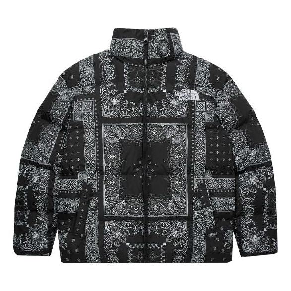 Пухо яке The North Face Print Nuptse Puffer Jacket Черно | NJ1DM64D