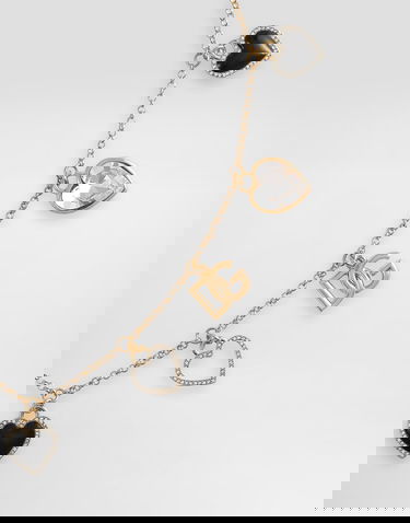 Колие Dolce & Gabbana Dolce & Gabbana Hearts Gold Metal Necklace Металик | WNR6I2W1111ZOO00, 2