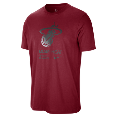 Тениска Nike NBA Miami Heat Courtside Бургунди | HF1218-608, 2