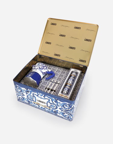 Домашен декор Dolce & Gabbana Moka Box Large + 3 Porcelain Cups & 3 Silver Stir Sticks Многоцветен | TCK017TCAFNUB001, 1