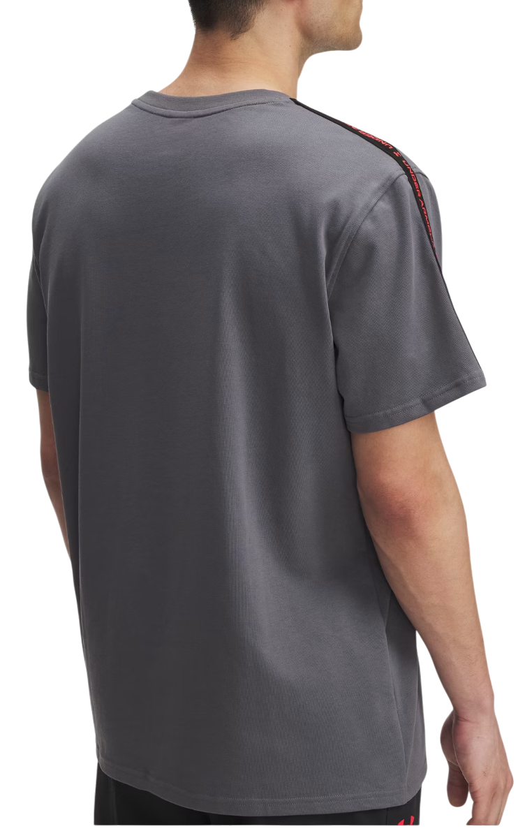 Тениска Under Armour UA Icon HWT Taping T-Shirt Сиво | 1390300-025, 1
