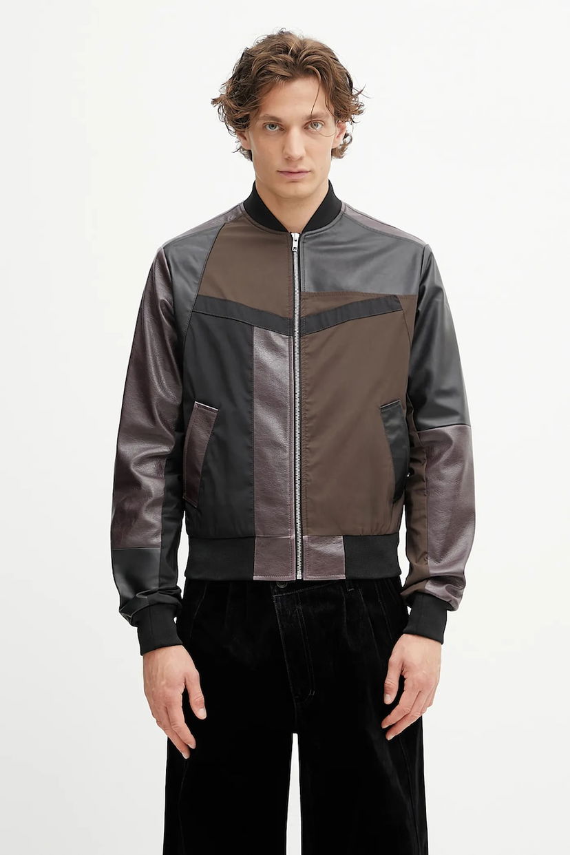 Яке бомбър Maison Margiela MM6 Maison Margiela Panelled Bomber Jacket Многоцветен | SH2AM0042.M35609.961