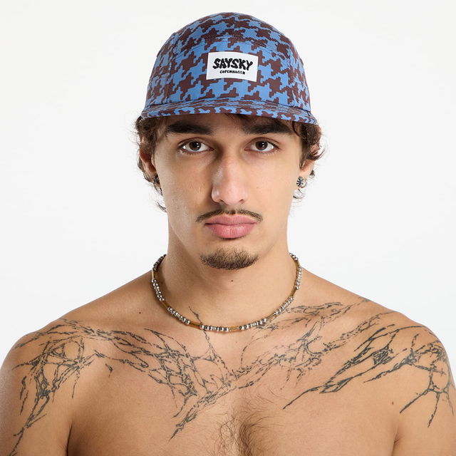 Combat Houndstooth Print Universal Fit 5-Panel Cap