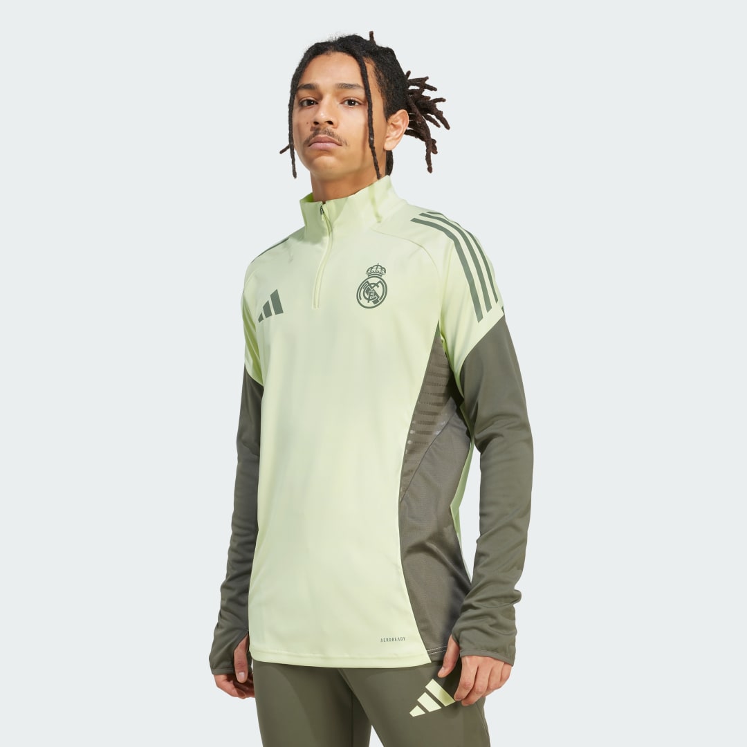 Суитчър adidas Performance Real Madrid Tiro 25 Competition Training 1/4 Zip Top Жълто | JP3979, 0