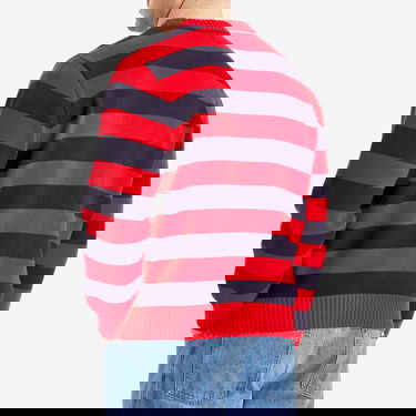 Пуловер Patta Patta Stripe Flag Knit Jumper Червено | POC-SS25-7020-324-0004-084, 3