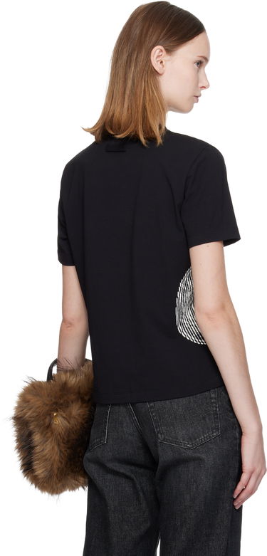 Тениска Jean Paul Gaultier 'The Laurel Stamped' Baby T-shirt Черно | 25/04-W-TO376-J002-0001, 2