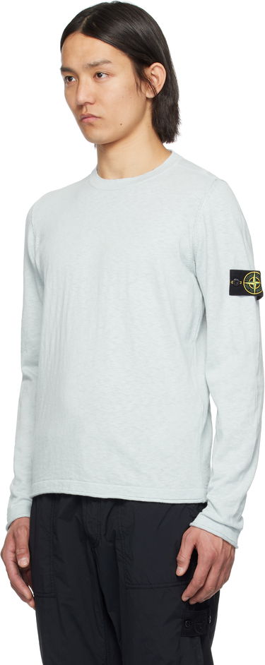 Пуловер Stone Island Stone Island Cotton Nylon Sweater Зелено | K1S15 5100052 S00B0, 3