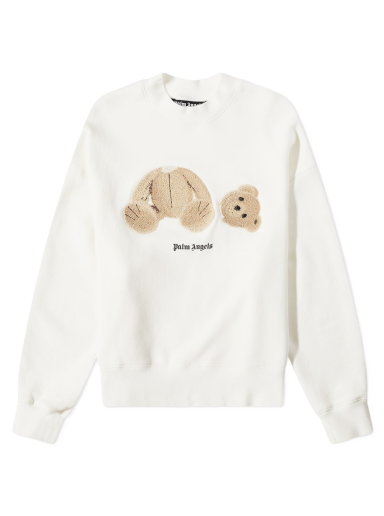 Суитчър Palm Angels Kill The Bear Crew Sweat Бежово | PMBA026C99FLE0020360