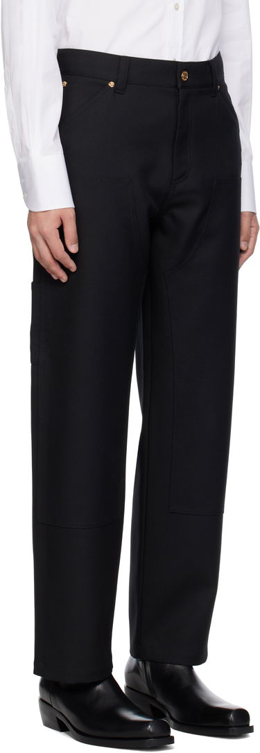 Карго панталони Versace Versace Carpenter Trousers Черно | 1018885_1A08771, 1