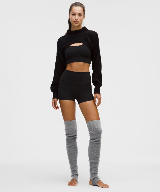 Чорапи lululemon Evolution Warm-Up Leg Warmers Черно | prod9490390, 0