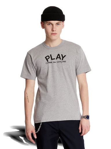 Тениска Comme des Garçons PLAY Tee Сиво | AZT072 grey