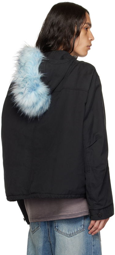 Яке бомбър We11done Sortie Buttoned Neckline Jacket Черно | WD-JK3-23-052-U-BK, 2