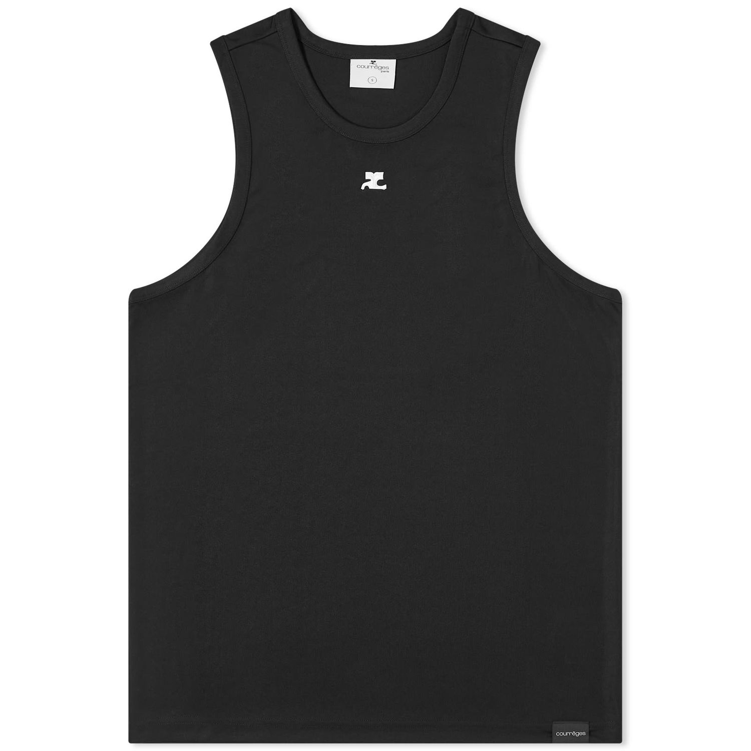 Потник Courrèges Sports Light Lycra Tank Top Black Size Large Черно | 124JDE069JS0045-9999, 1