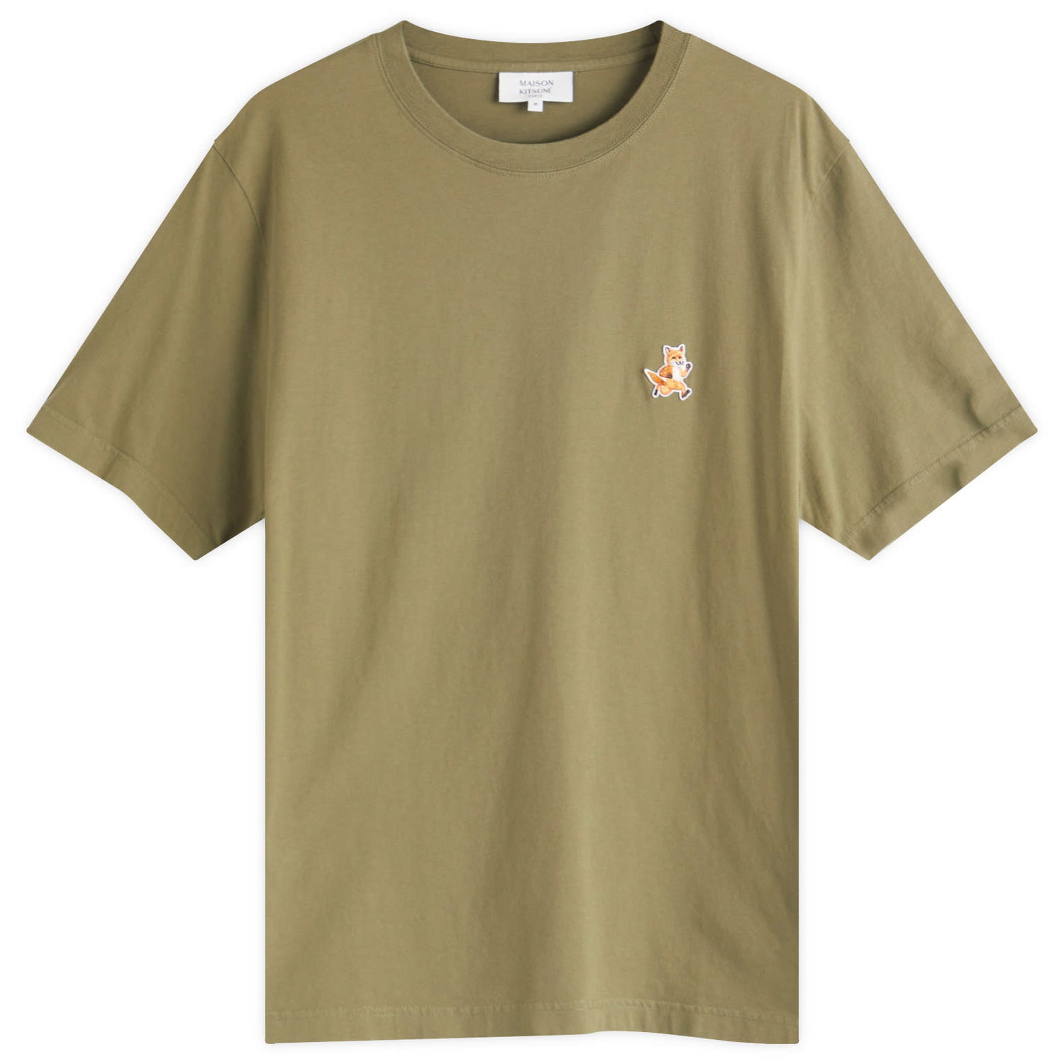 Тениска MAISON KITSUNÉ Maison Kitsuné Speedy Fox Patch Comfort T-Shirt, Large Зелено | MM00125KJ0008-0079, 0