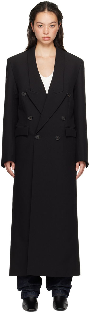 Палта Coperni Coperni Long Double-Breasted Coat Черно | COPM22F3004, 0