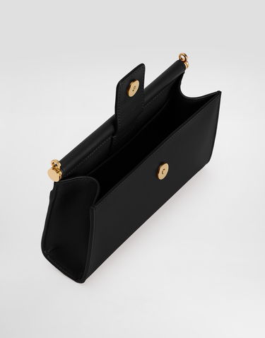 Дамска чанта Dolce & Gabbana Dolce & Gabbana Plongé Calfskin Phone Bag Черно | BI3367A9S2580999, 3