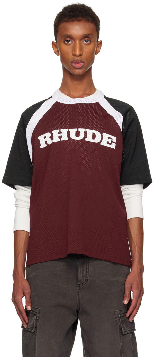 Тениска Rhude Racing Logo T-shirt Червено | RHFW24SR01180