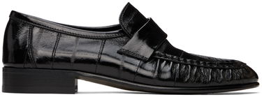 Кецове и обувки The Row Soft Leather Loafers Черно | F1280-E17, 0
