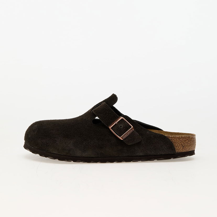 Кецове и обувки Birkenstock Boston Suede Leather Черно | 60901