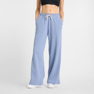 Спортни панталони New Balance Wide Leg Sweatpants Синьо | NBWP51503DUS, 0