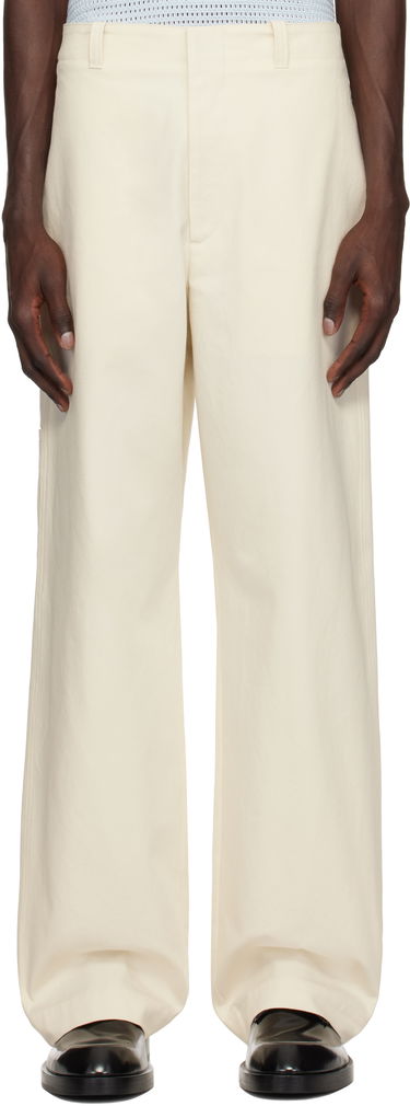 Карго панталони Jil Sander Jil Sander Heavy Cotton Canvas Trousers Бежово | J47KA0269_J45267, 0