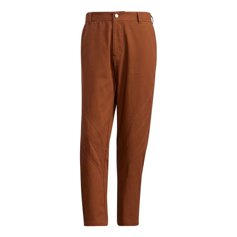 Панталони adidas Originals Straight Logo Pants Кафяво | H07086