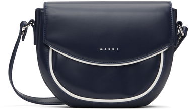 Чанта през рамо Marni Marni Kids Smile Bag Тъмно синьо | M01476-M00TK, 0