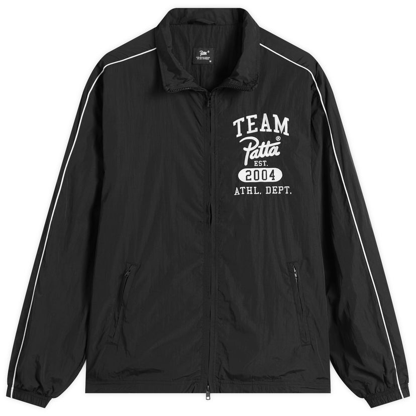 Ветровка Patta Patta Athletic Nylon Track Jacket Черно | POC-AW25-4550-849-0006-001