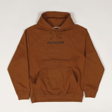 Суитчър POPNAME Basic Logo Hoodie Кафяво | AWJH001, 0