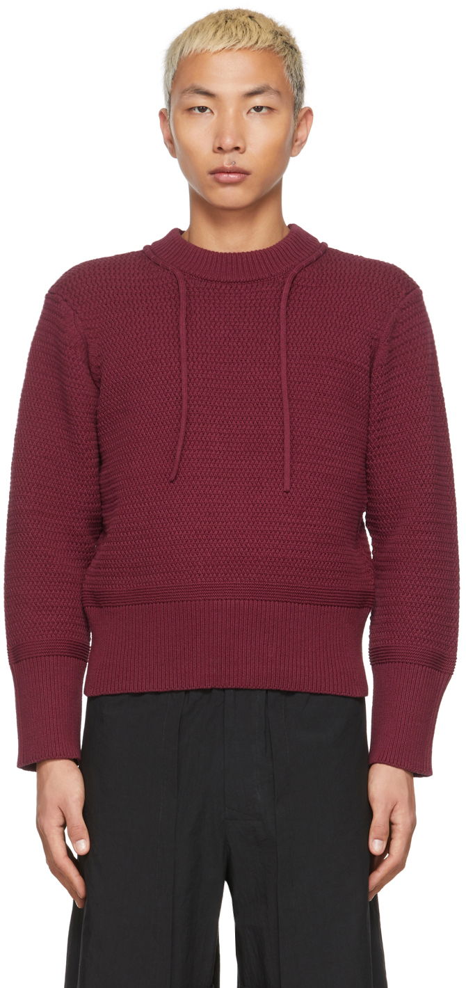 Пуловер Craig Green Knot Detail Knit Sweater Червено | CGSS22CKNJU02, 0