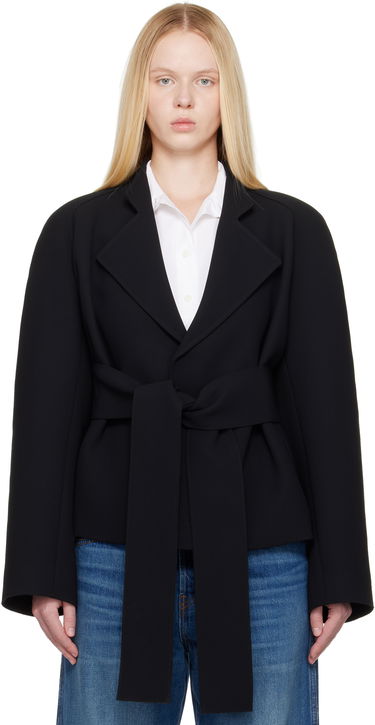 Яке Khaite KHAITE Edith Belted Jacket Черно | 61814114, 0