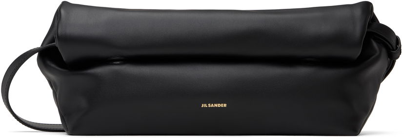 Чанта през рамо Jil Sander Rollup Crossbody Small Bag Черно | J08WG0044_P7217