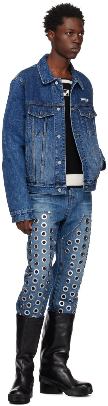 Яке We11done We11done Faded Denim Jacket Синьо | WD-DJ3-22-318-U-BL, 3
